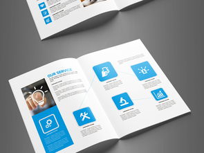 大氣藍(lán)色企業(yè)形象公司宣傳畫冊設(shè)計(jì) 高清AI模板下載與策劃指南